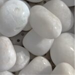 Premium High Polish Pebbles White - 2-4 CM