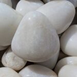 Premium High Polish White pebble 5-8 CM