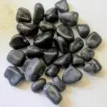 High polish Premium black pebbles - 2-4 CM