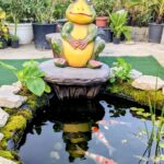 FIBERGLASS FROG FOR GARDEN