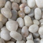 High Polish Off White pebbles 1-2 CM