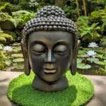 BUDDHA HEAD - IRON FINISH