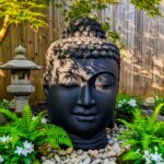 Buddha Head Sculpture
