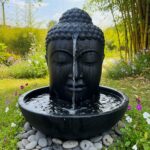 Buddha Head with Water Feature