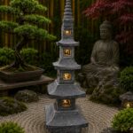 Japanese pagoda lamp 170 CM Height