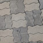 Interlocking Concrete Pavers for Heavy-Duty Performance (Black and Grey)